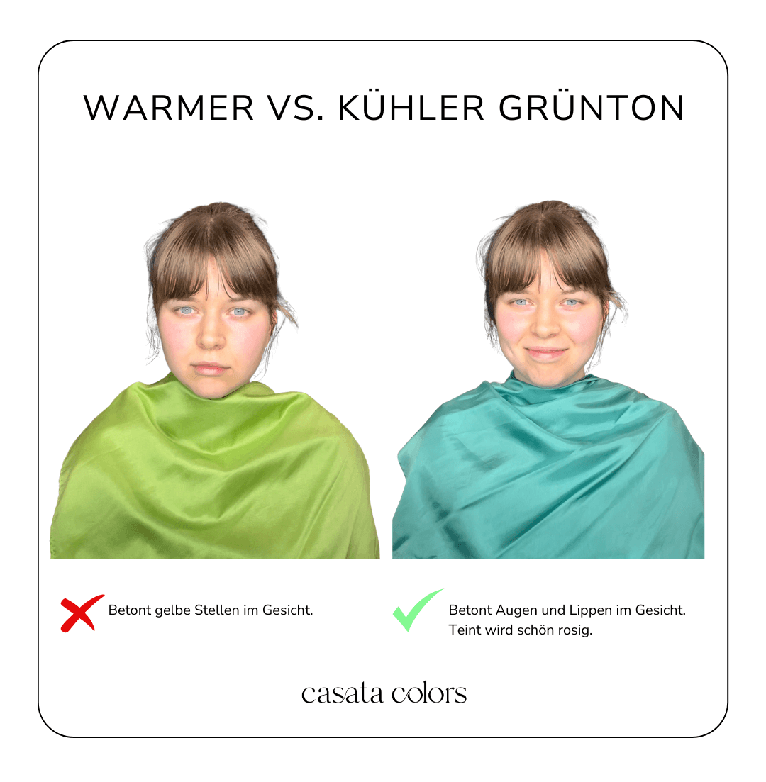 Warmer vs. kühler Grünton – der richtige Unterton macht den Unterschied