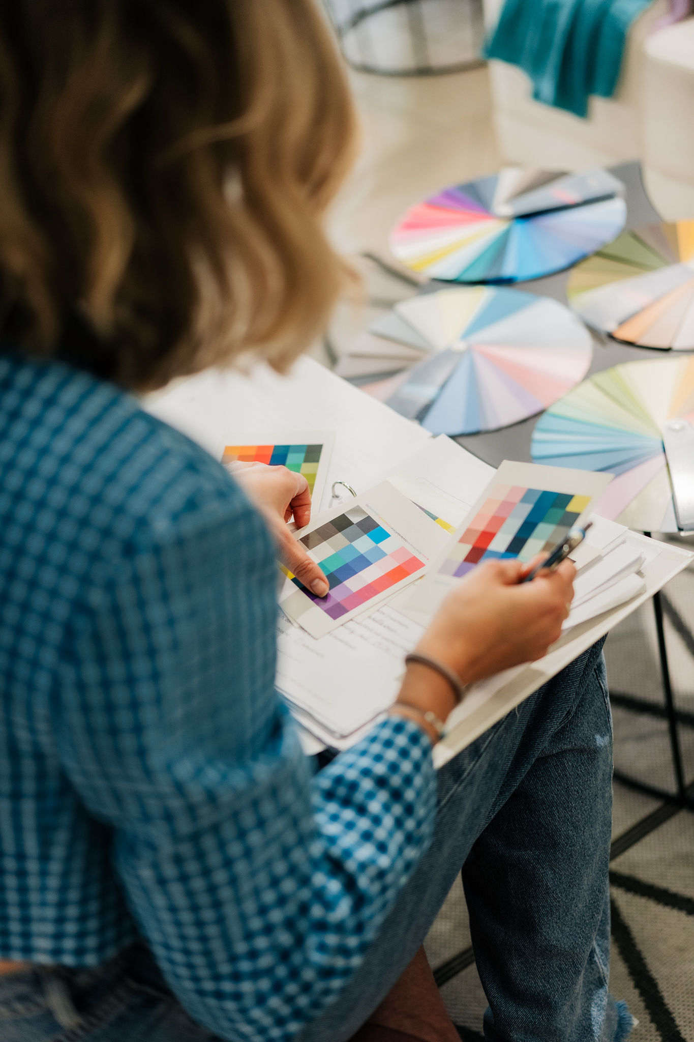 Verena analysiert Farben