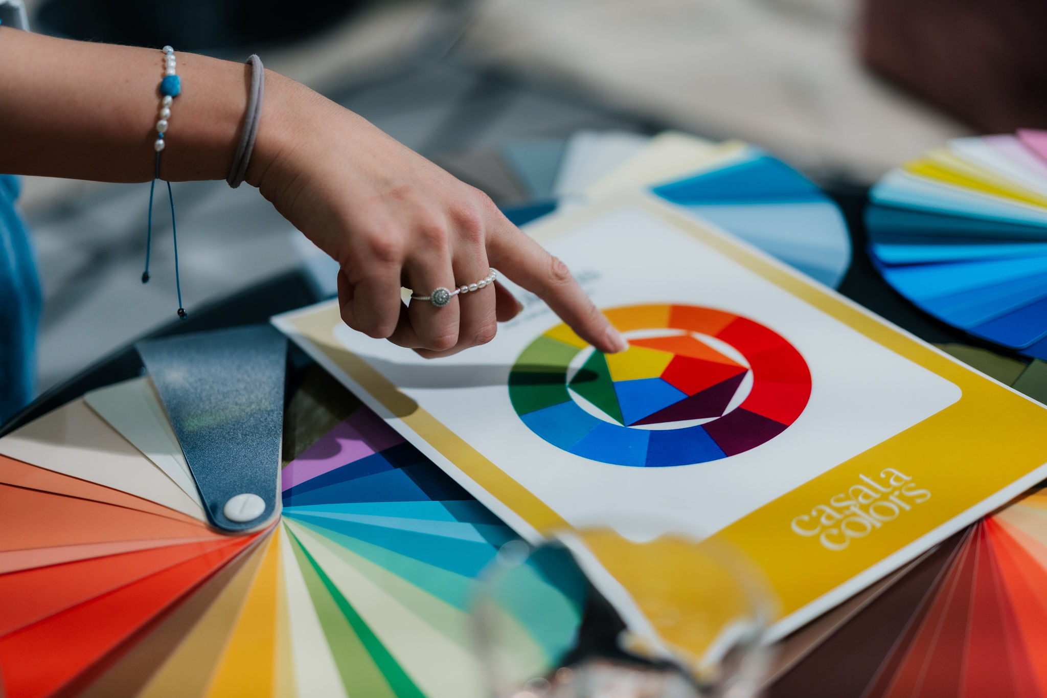 Verena bei der persönlichen Analyse